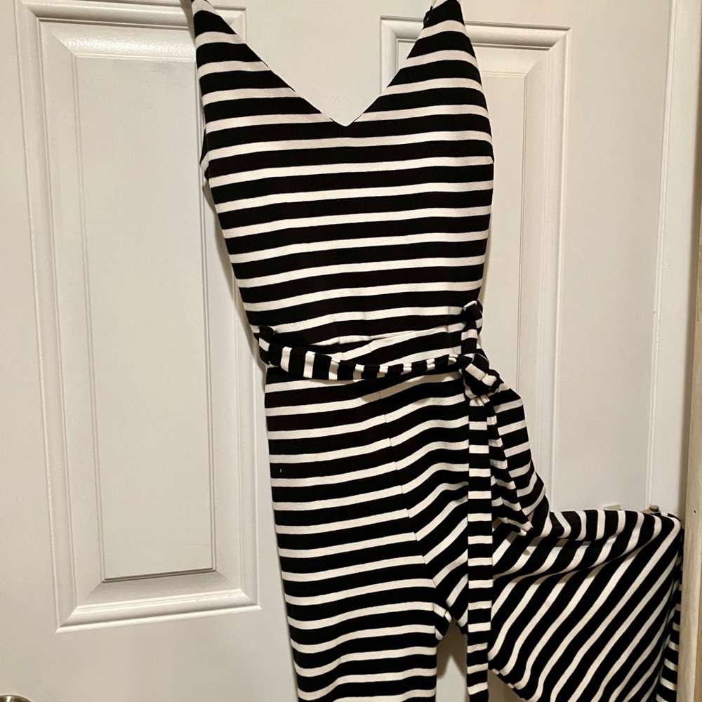 Striped jumpsuit